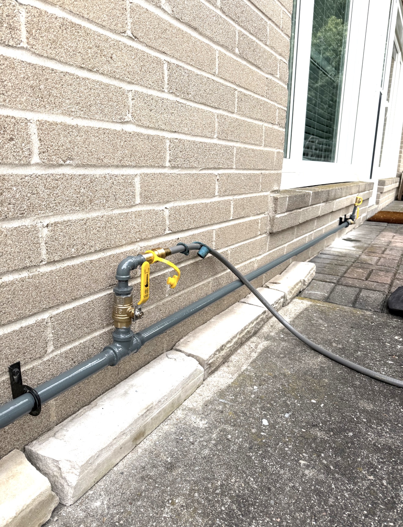 Patio Gas Line Run