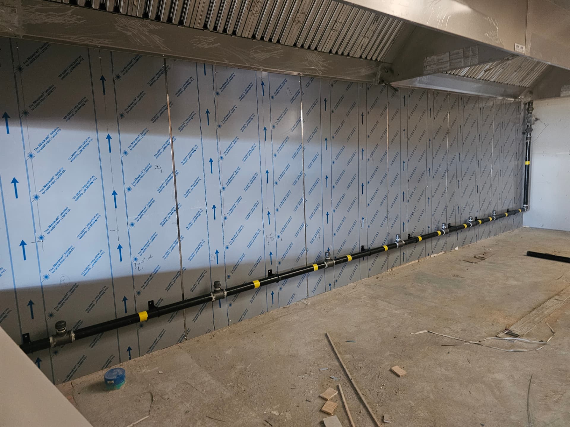 Commercial Kitchen Gas Line