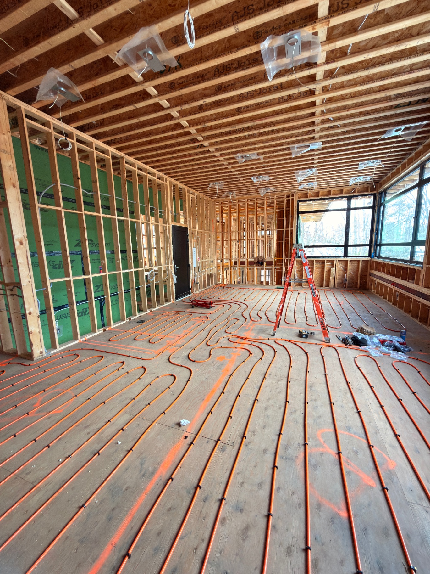 In-Floor Heating Piping