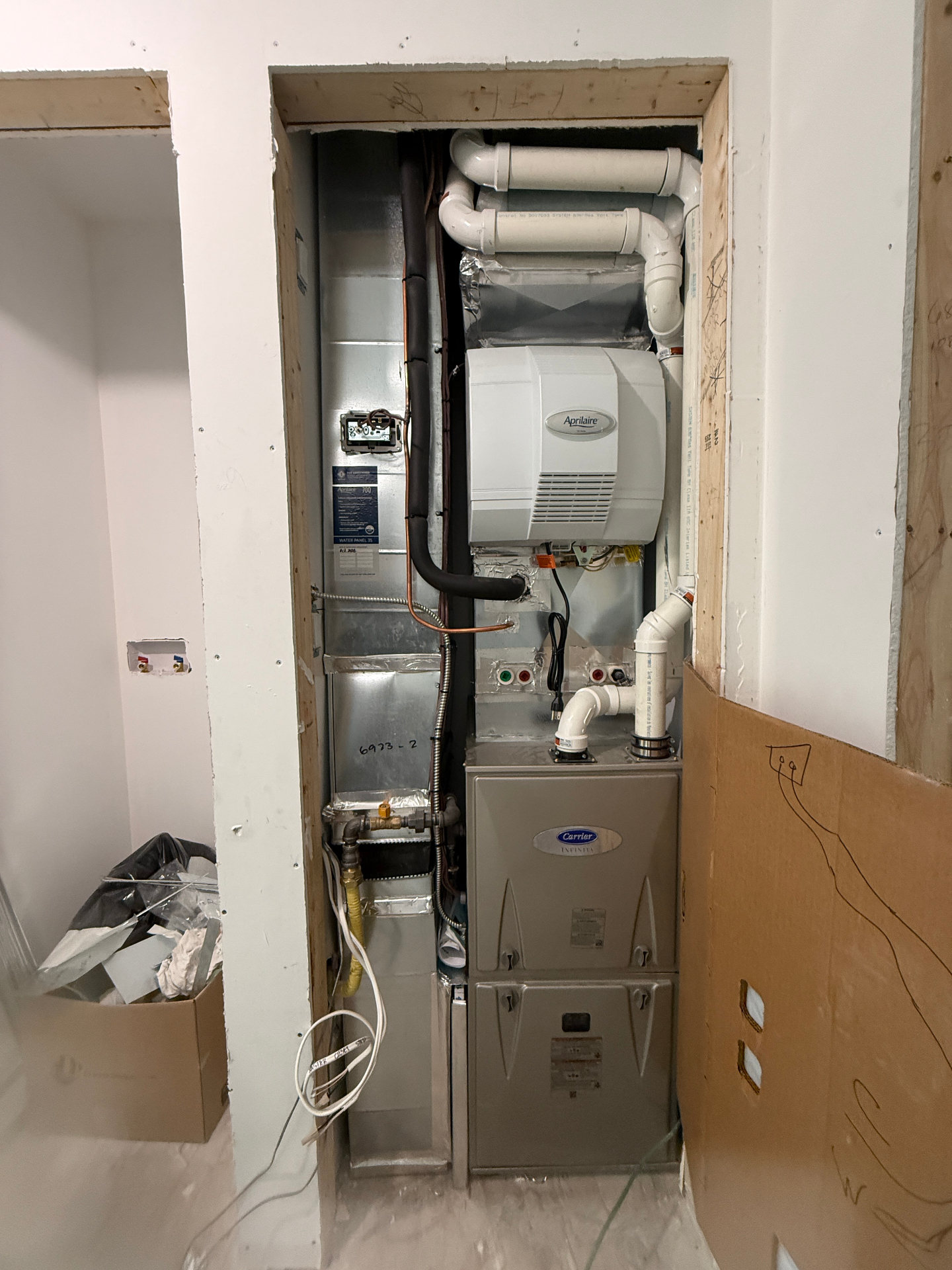 Second-Floor Renovation Furnace & A/C Addition